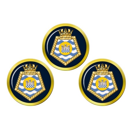 RFA Fort Duquiesne, Royal Navy Golf Ball Markers