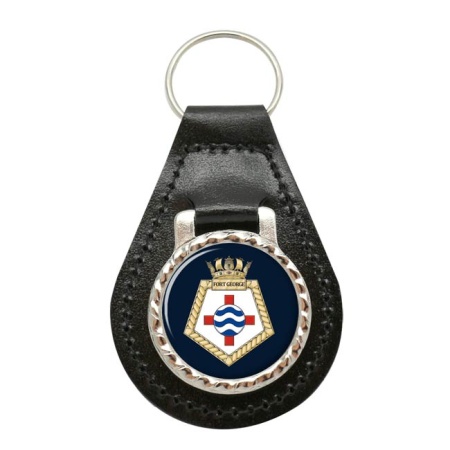 RFA Fort George, Royal Navy Leather Key Fob