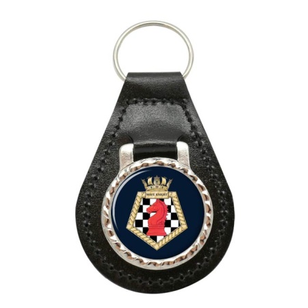 RFA Wave Knight, Royal Navy Leather Key Fob