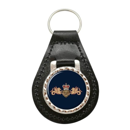 Royal Navy Surface Fleet Leather Key Fob