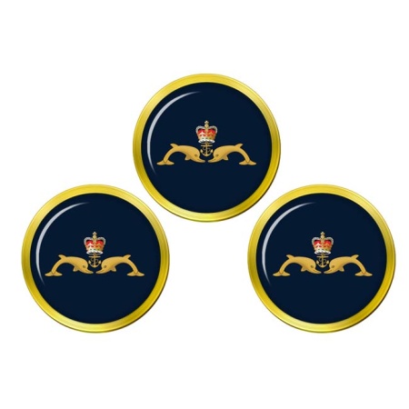 Royal Navy Submarine Service ER Golf Ball Markers