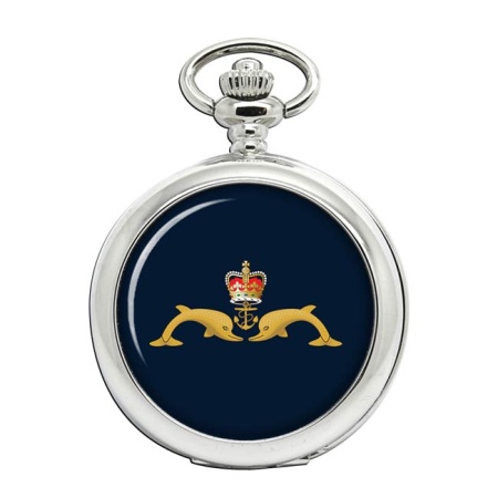 Royal Navy Submarine Service ER Pocket Watch