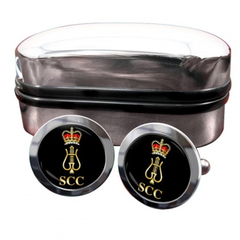 SCC Musician Round Cufflinks